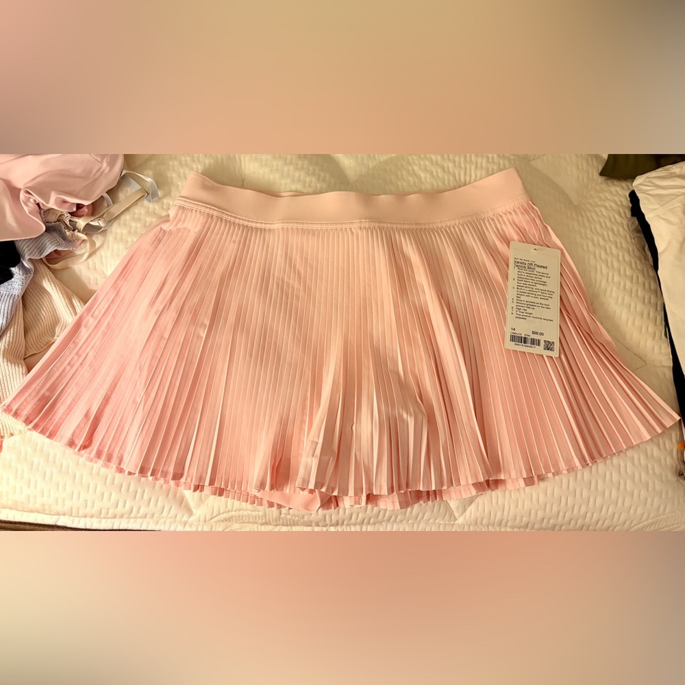 Lululemon - Varsity High-Rise Pleated Tennis Skirt - Strawberry Milkshake